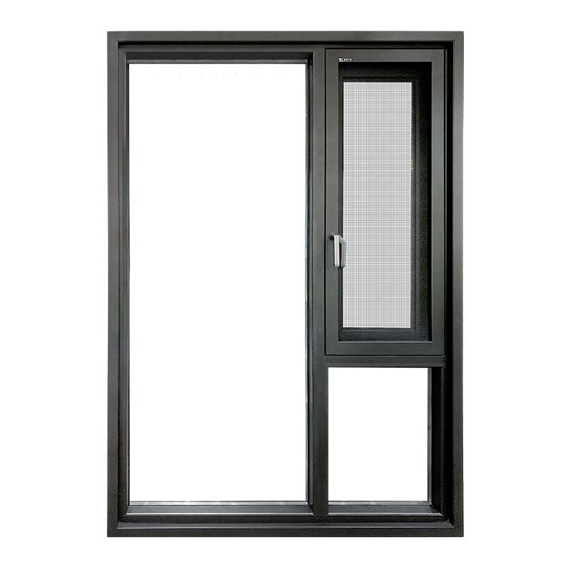 Double Broken Bridge Casement Window with Operable Guardrail
