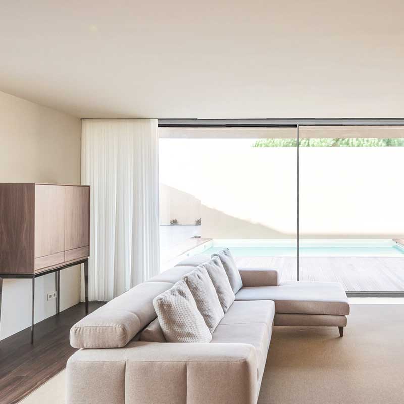2 Tracks Heavy Duty Sliding Door