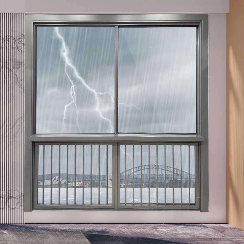 Broken Bridge Sliding Windows with Outward Gauze Mesh