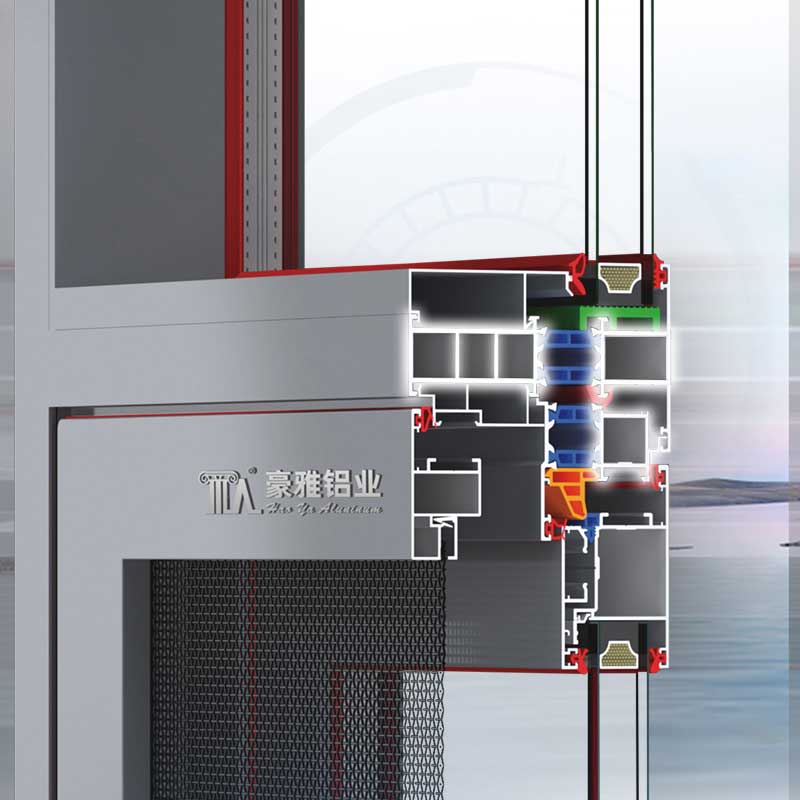 Outswing Seamless Welded Broken Bridge Casement Windows